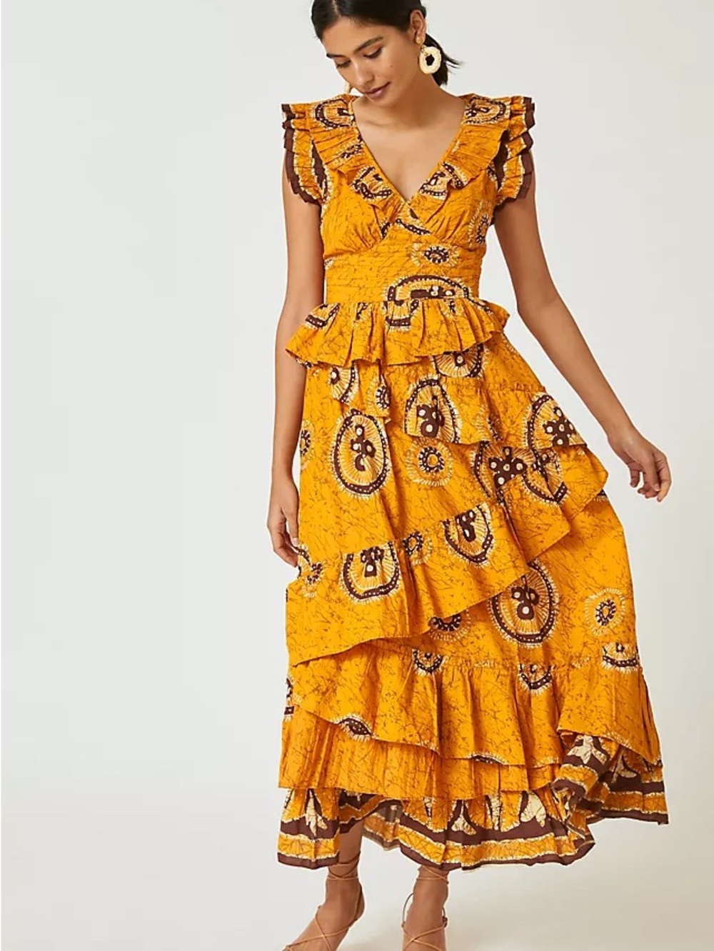 Love the Label - Adrienne Ruffled Boho Maxi Dress | Anthropologie